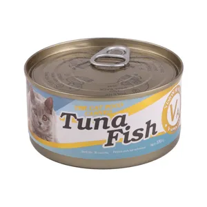  کنسرو غذای گربه کد Tuna-Fish_VA1 وزن 170 گرم