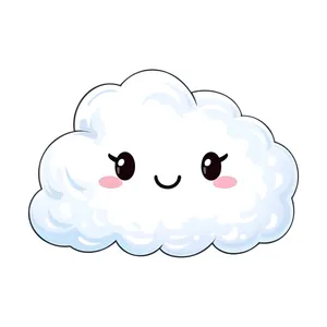 چراغ خواب اتاق کودک مدل ابر کد LU063