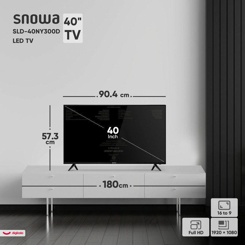تلویزیون ال ای دی اسنوا مدل SLD-40NY300D سایز 40 اینچ تلویزیون ال ای دی اسنوا مدل SLD-40NY300D سایز 40 اینچ