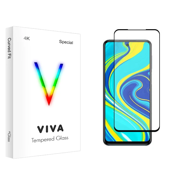 محافظ صفحه نمایش سرامیکی ویوا مدل 4K مناسب برای گوشی موبایل شیائومی Redmi Note 9 Pro