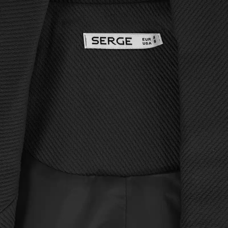 کت زنانه سرژه مدل 212271 رنگ مشکی