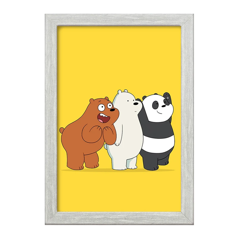 تابلو خندالو طرح انیمیشن سه خرس کله پوک کد 27652