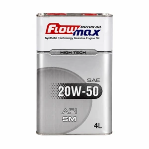 روغن موتور خودرو بنزینی فلومکس مدل sm 20w-50 حجم 4 لیتر