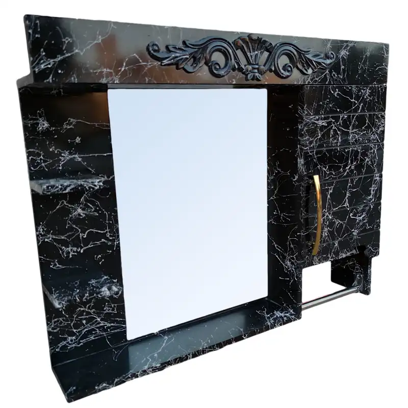 ست کابینت و روشویی سیتکا مدل S-R002 به همراه آینه و باکس