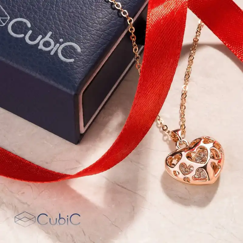 گردنبند زنانه کوبیک مدل QN-371121