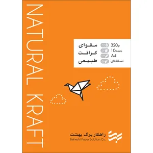 مقوای کرافت راهکار برگ بهشت مدل 320GR سایز 21x29.5 سانتی متر بسته 10عددی