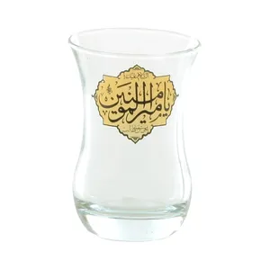 استکان مدل کمر باریک طرح مذهبی السلام علیک یا امیرالمومنین کد 30002051 بسته 6 عددی