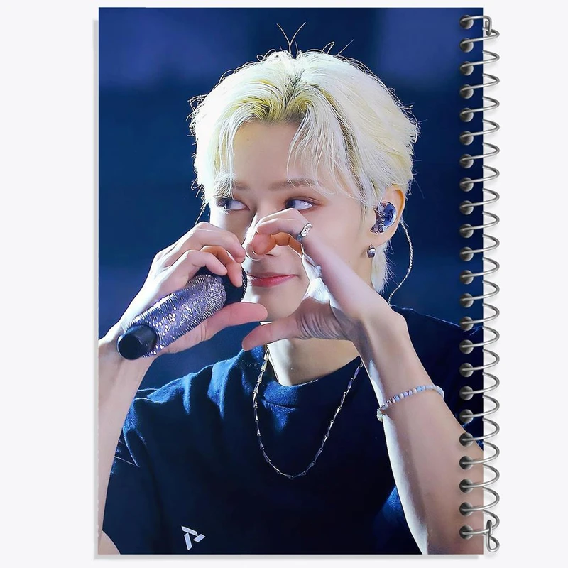 دفتر مشق 50 برگ خندالو مدل جونهی گروه سونتین Seventeen کد 21596