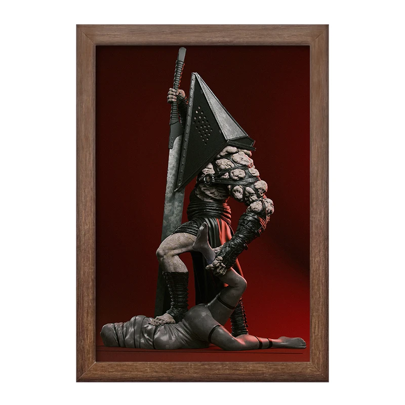 تابلو خندالو طرح بازی سایلنت هیل‌ (Silent Hill) کد 34484