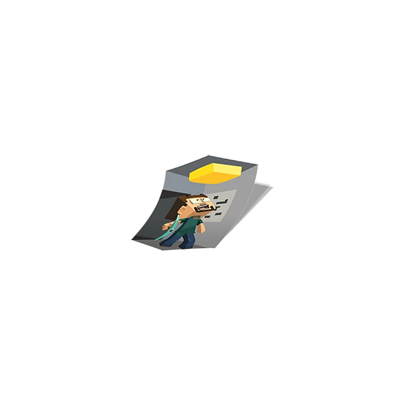 استیکر تزئینی موبایل و تبلت لولو مدل بازی ماینکرفت MINECRAFT کد 586