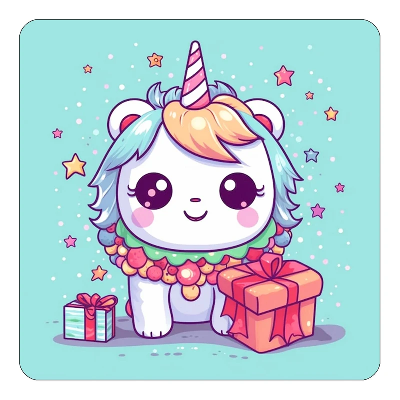 مگنت کاکتی طرح اسب تک شاخ و یونیکورن مدل mp29519