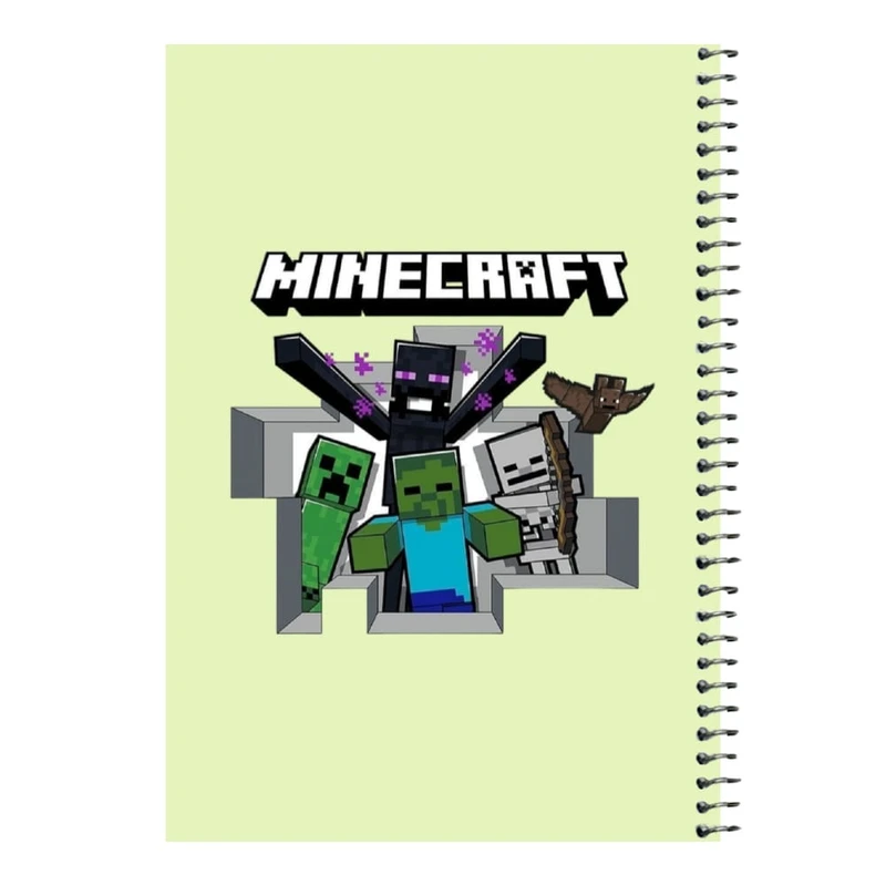 دفتر مشق 80 برگ اس جی مدل ماینکرفت کد۱۷   