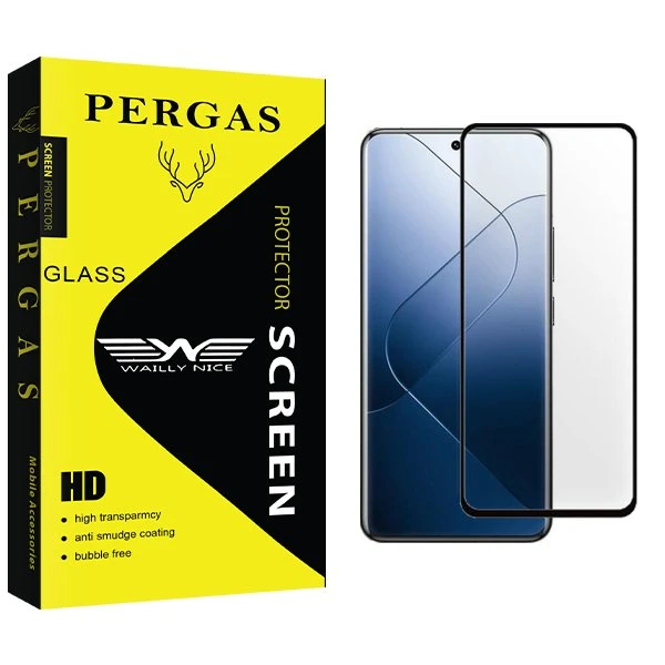 محافظ صفحه نمایش شیشه ای وایلی نایس مدل Pergas2 مناسب برای گوشی موبایل شیائومی Redmi 14T / 14T Pro