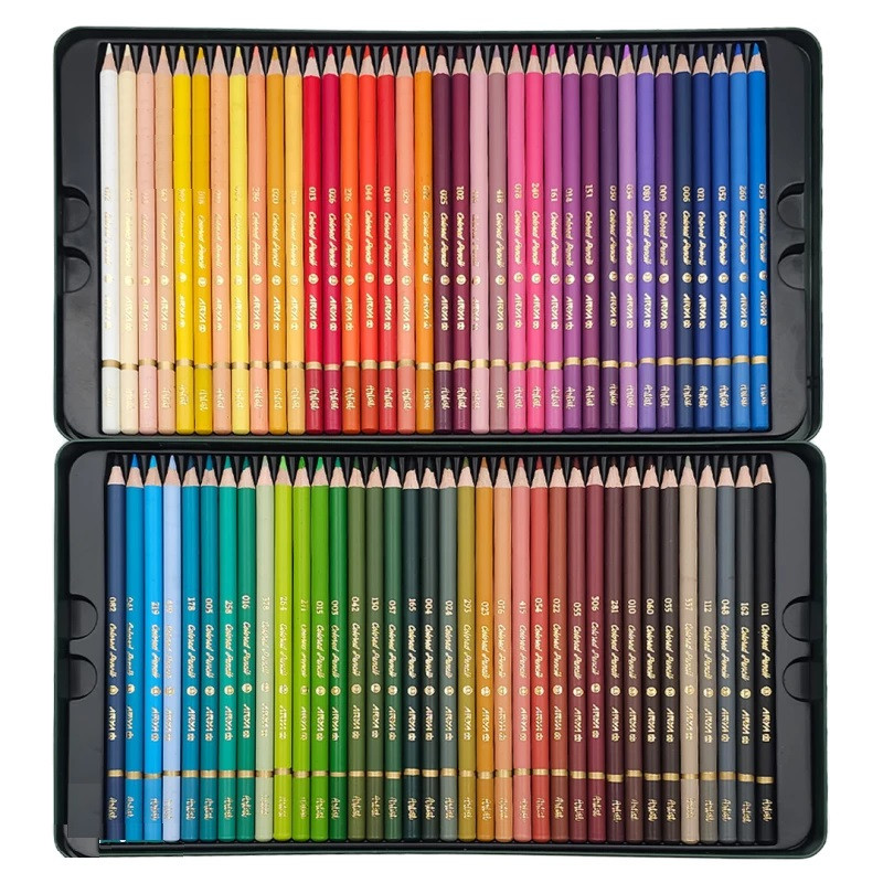 مداد رنگی 72 رنگ آریا طرح کلبه کد 3095