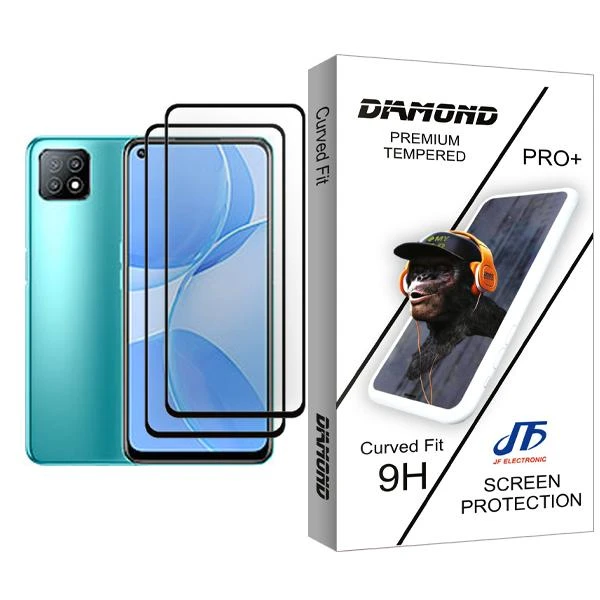 محافظ صفحه نمایش جی اف مدل Diamond Glass MIX002 مناسب برای گوشی موبایل اوپو A53 5G بسته دو عددی