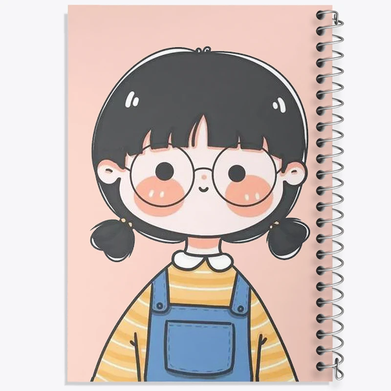 دفتر لیست خرید 50 برگ خندالو طرح دخترانه کیوت کد N2173