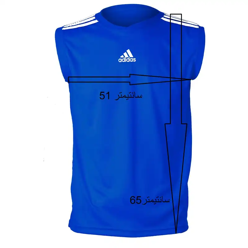 تاپ ورزشی مردانه مدل ADS رنگ آبی