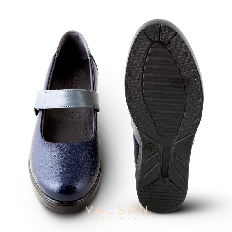 کفش روزمره زنانه چرم یلسان مدل امیلیا کد 665-MC-06sr