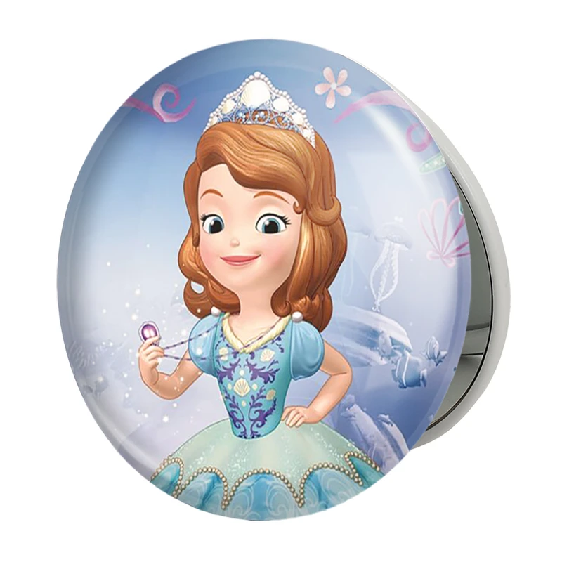 آینه جیبی خندالو طرح سوفیا مدل تاشو کد 12550 