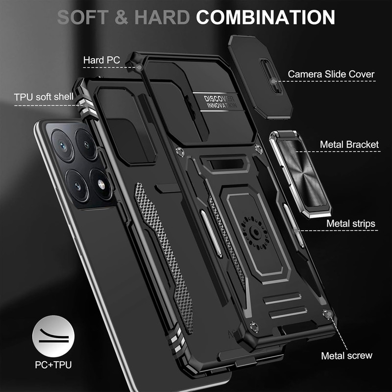 کاور موفی مدل Camshield Pro_X6PRO مناسب برای گوشی موبایل شیائومی Poco X6 Pro 5G / X6 Pro