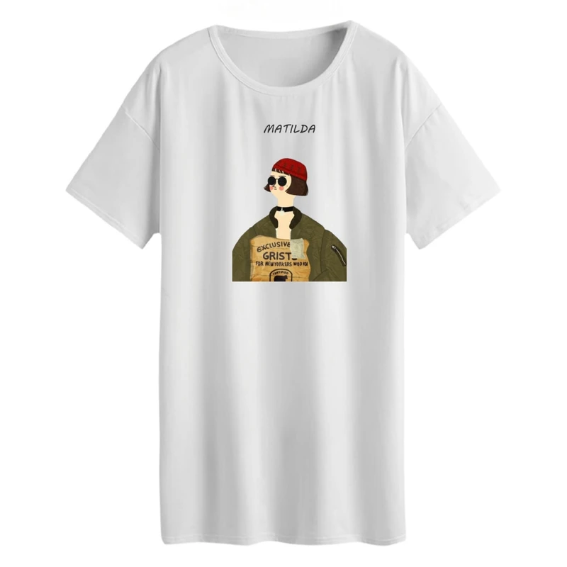 تی شرت لانگ آستین کوتاه زنانه مدل ماتیلدا کد 2