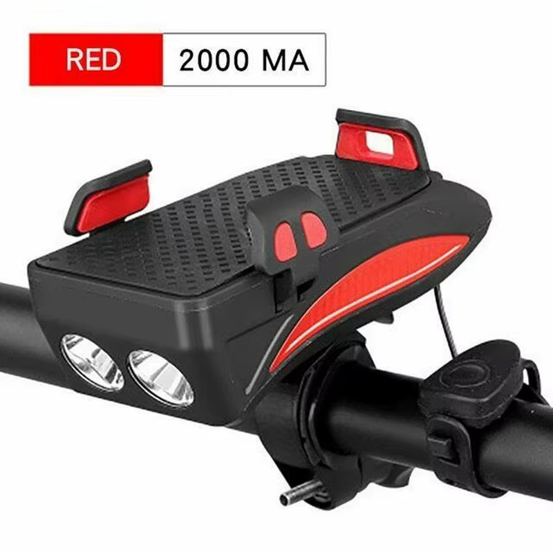 چراغ جلوی دوچرخه مدل 3 کاره کد 2000MAH