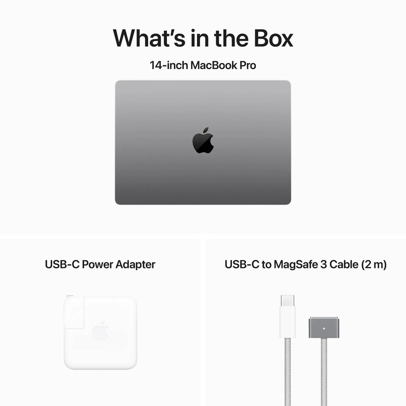 لپ تاپ 14.2 اینچی اپل مدل MacBook Pro MTL73 2023 ZPA-M3-8GB RAM-512GB SSD لپ تاپ 14.2 اینچی اپل مدل MacBook Pro MTL73 2023 ZPA-M3-8GB RAM-512GB SSD