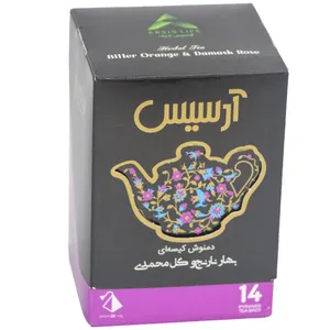 دمنوش بهارنارنج و گل محمدی آرسیس بسته 14 عددی