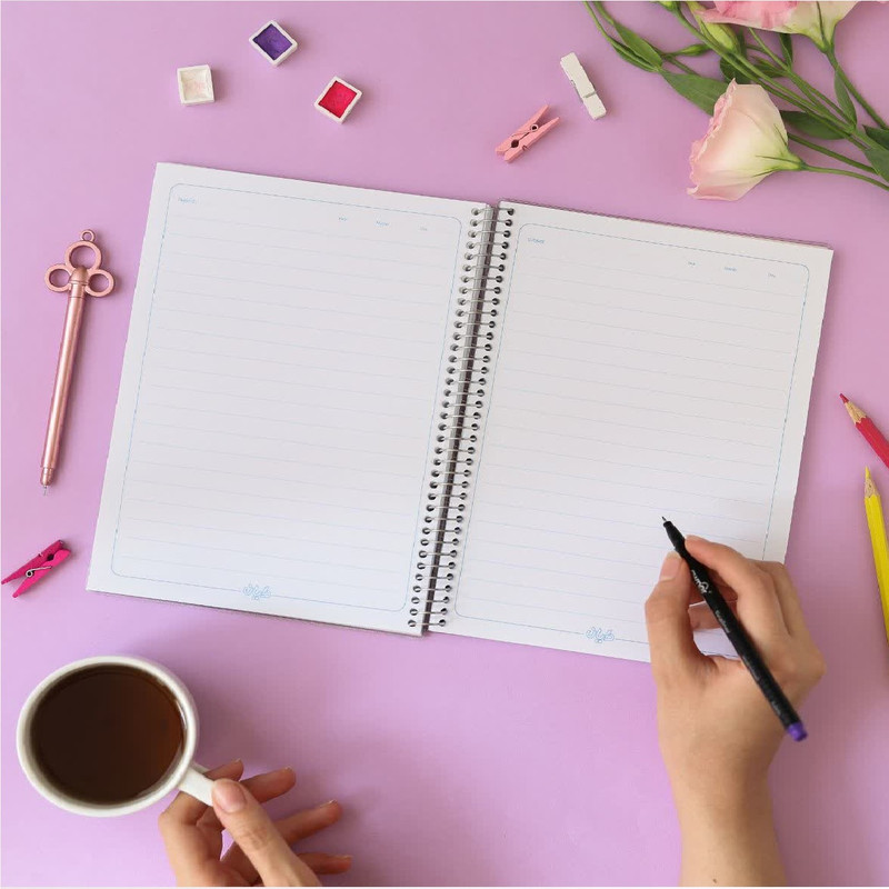 دفتر مشق ۵۰ برگ دایان طرح لبوبو کد ۶۶۹۴۲ بسته ۴ عددی