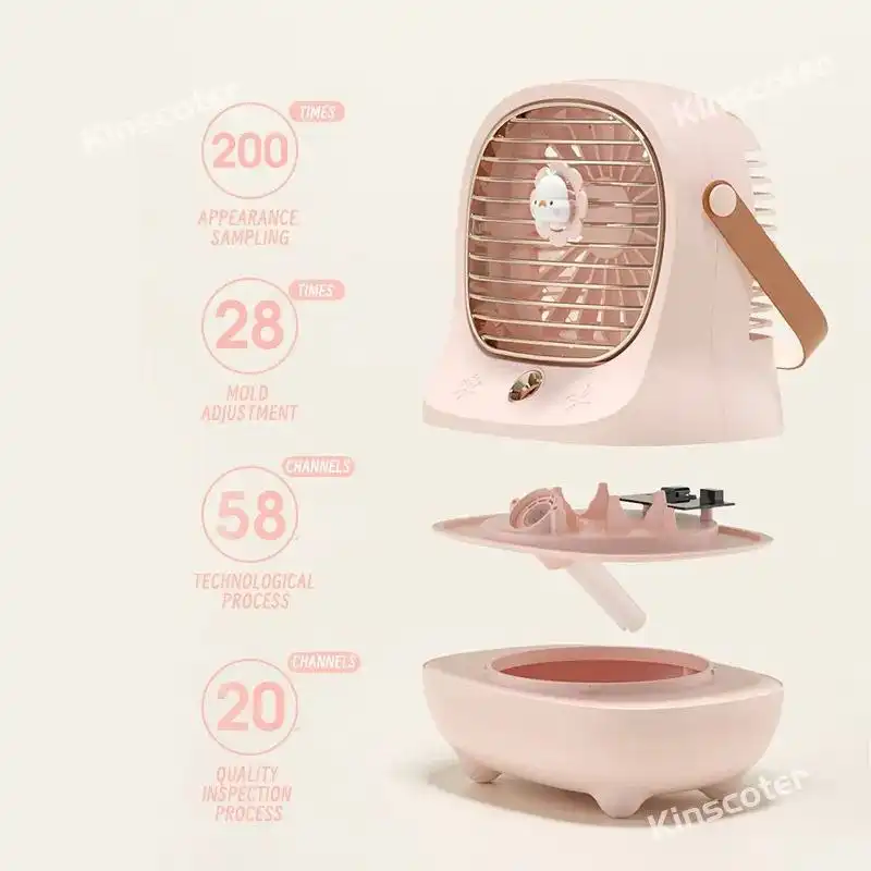 کولر آبی مینی فن USB مدل super cool