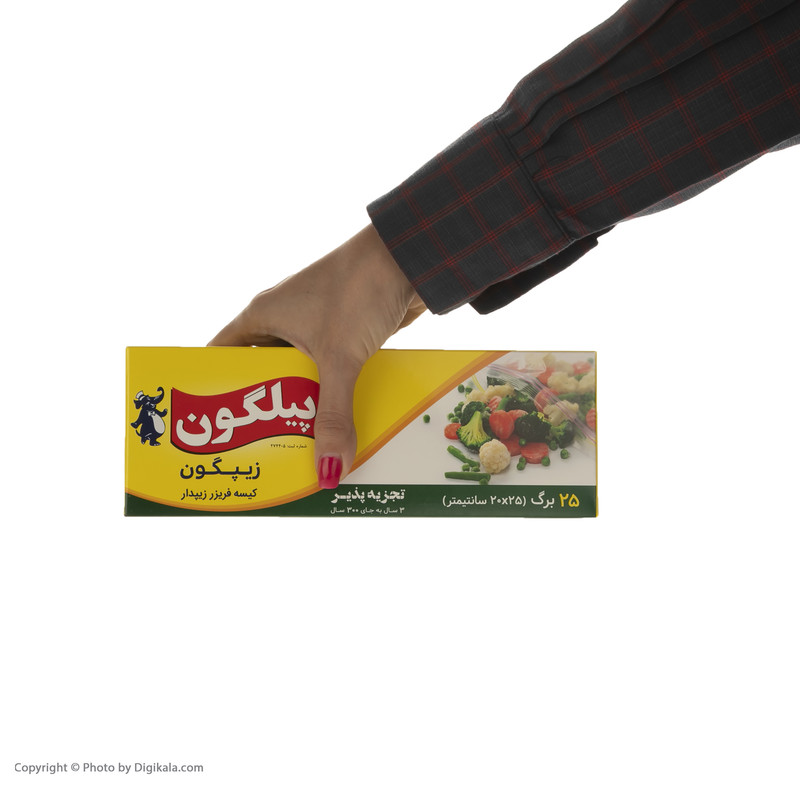 کیسه زیپ دار پیلگون مدل Zipgon202 بسته 25 عددی کیسه زیپ دار پیلگون مدل Zipgon202 بسته 25 عددی