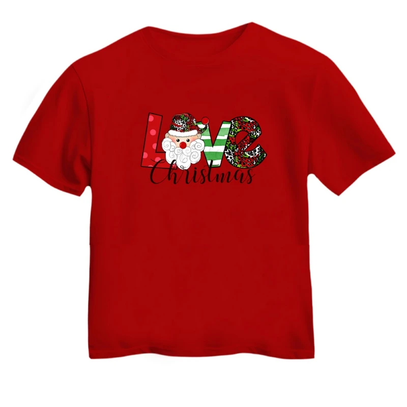 تی شرت آستین کوتاه بچگانه مدل نوشته کریسمس کد 6