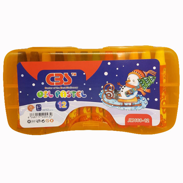 مداد شمعی 12 رنگ سی بی اس کد 20