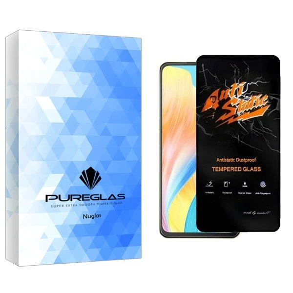 محافظ صفحه نمایش پیور گلس مدل NueGlas Antistatic مناسب برای گوشی موبایل اوپو F23