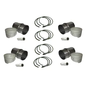 بوش و پیستون و گژن پین و رینگ مدل EDM4 مناسب برای پژو 206 بسته 4 عددی