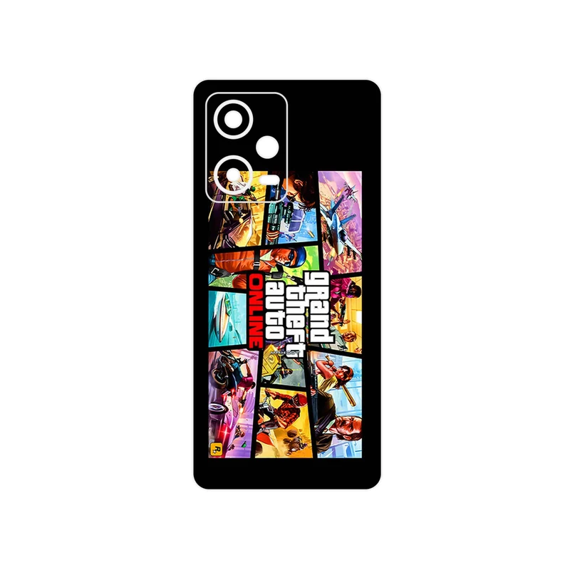 برچسب پوششی ماهوت مدل GTA Online Game Series مناسب برای گوشی موبایل شیائومی Redmi Note 12 Pro