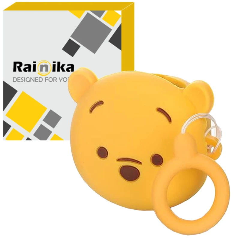 کاور رینیکا مدل Buds Funny Winnie Bear مناسب برای کیس هدفون بی سیم سامسونگ Galaxy Buds Live / Buds Pro / buds 2 / buds 2 pro / Fe