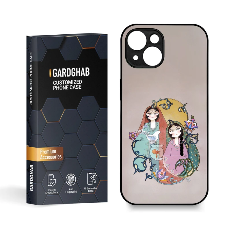 کاور گارد قاب مدل دخترانه مناسب برای گوشی موبایل اپل iPhone 15