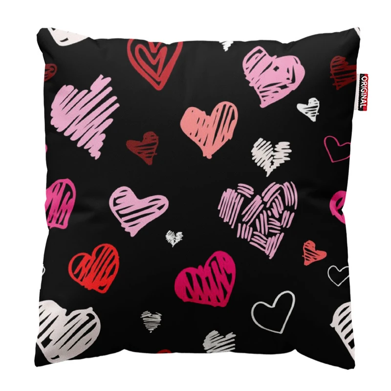  کوسن پاد آفرین طرح قلب سایز 30*30 سانتی متر کد 479