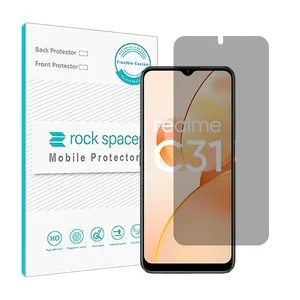 Rock space HyPRV model Privacy screen protector suitable for Realme C31 mobile phone