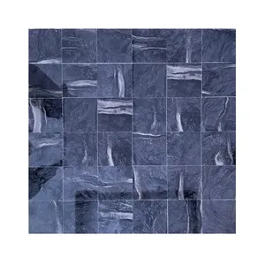  دیوارپوش مدل تایل بین کابینتی طرح سنگ ماربل پشت چسبدار بسته 6 عددی