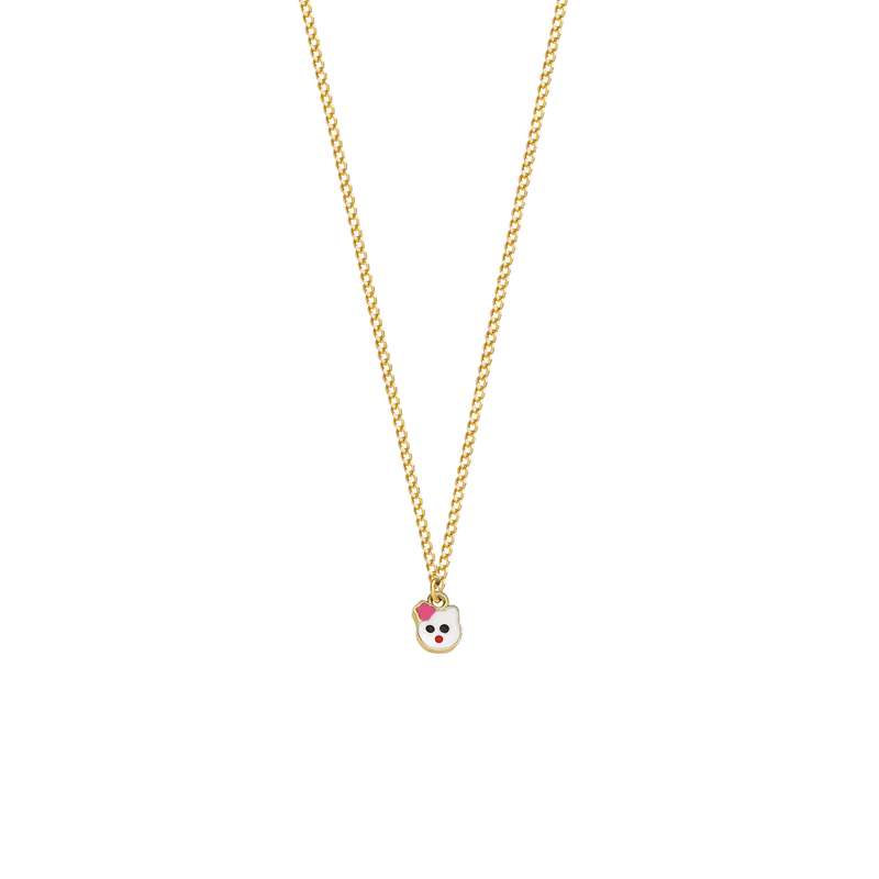 گردنبند طلا 18 عیار بچگانه ماوی گالری مدل کارتیه و تک کیتی