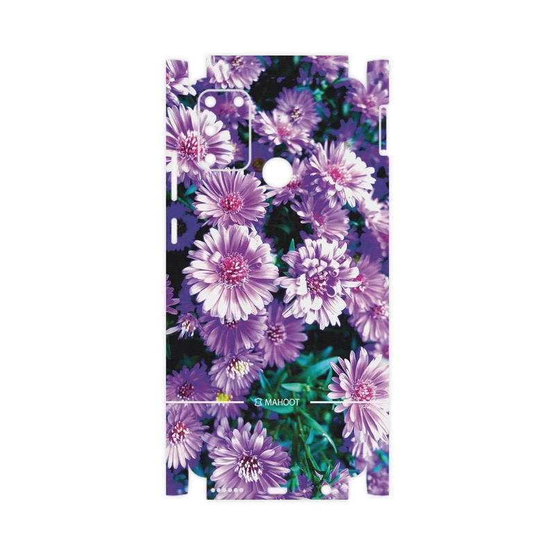 برچسب پوششی ماهوت مدل Purple-Flower-FullSkin مناسب برای گوشی موبایل آنر 9A