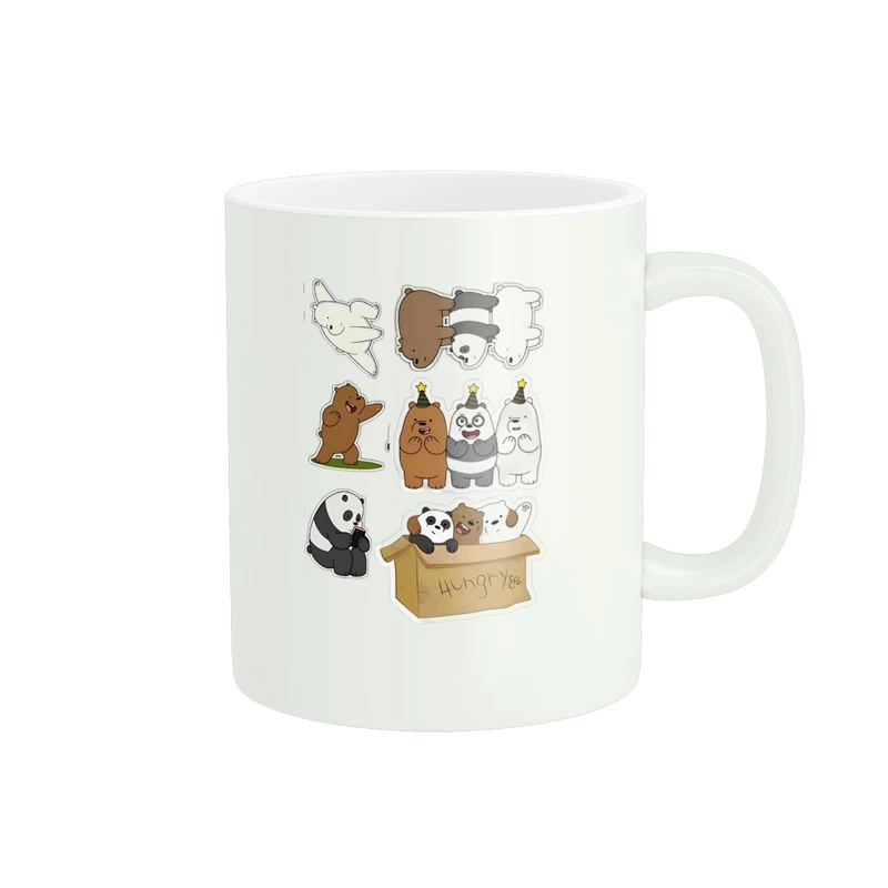 ماگ زیگورات مدل خرس های کله فندقی کد 779