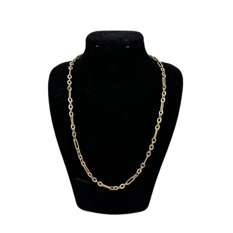 زنجیر طلا 18 عیار زنانه طلای کامک مدل حلقه ای