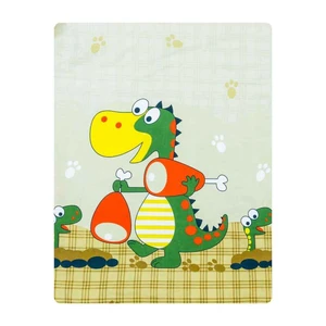 ملحفه آدنو مدل dinosaur کد mc01 یک نفره سایز 140x240 سانتی متر