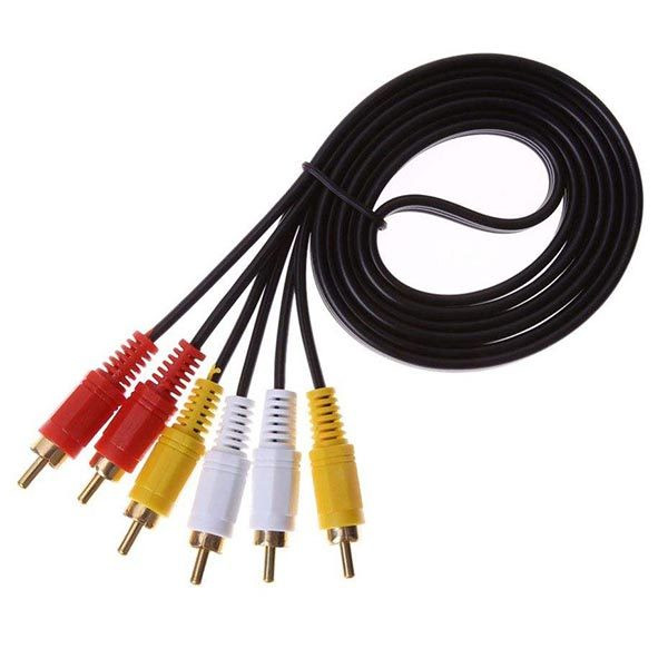 کابل 3 به 3 RCA مدل PLUS طول 1.2 متر