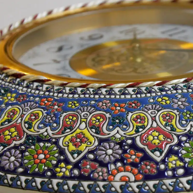 ساعت دیواری میناکاری کد 35