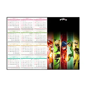 تقویم دیواری سال 1400 طرح دختر کفشدوزکی tk8