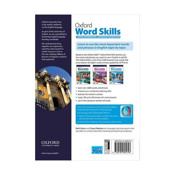 کتاب Oxford Word Skills 2nd Edition Advanced اثر Ruth Gairns and Stuart Redman انتشارات اکسفورد